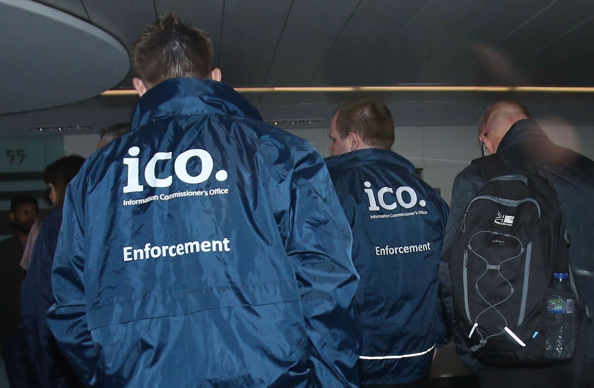 The Information Commissioner’s Office (ICO) previously pursued a warrant to search the company’s servers (Yui Mok / PA)