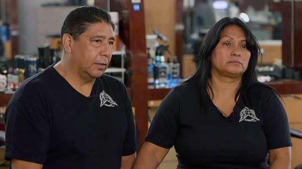 PHOTO: Beatrice Gonzalez and Jose Hernandez lost their daughter, Nohemi Gonzalez, in the 2015 Paris terror attacks. They want the U.S. Supreme Court to rollback legal immunity for social media companies that give a platform to extremist groups. (ABC News)