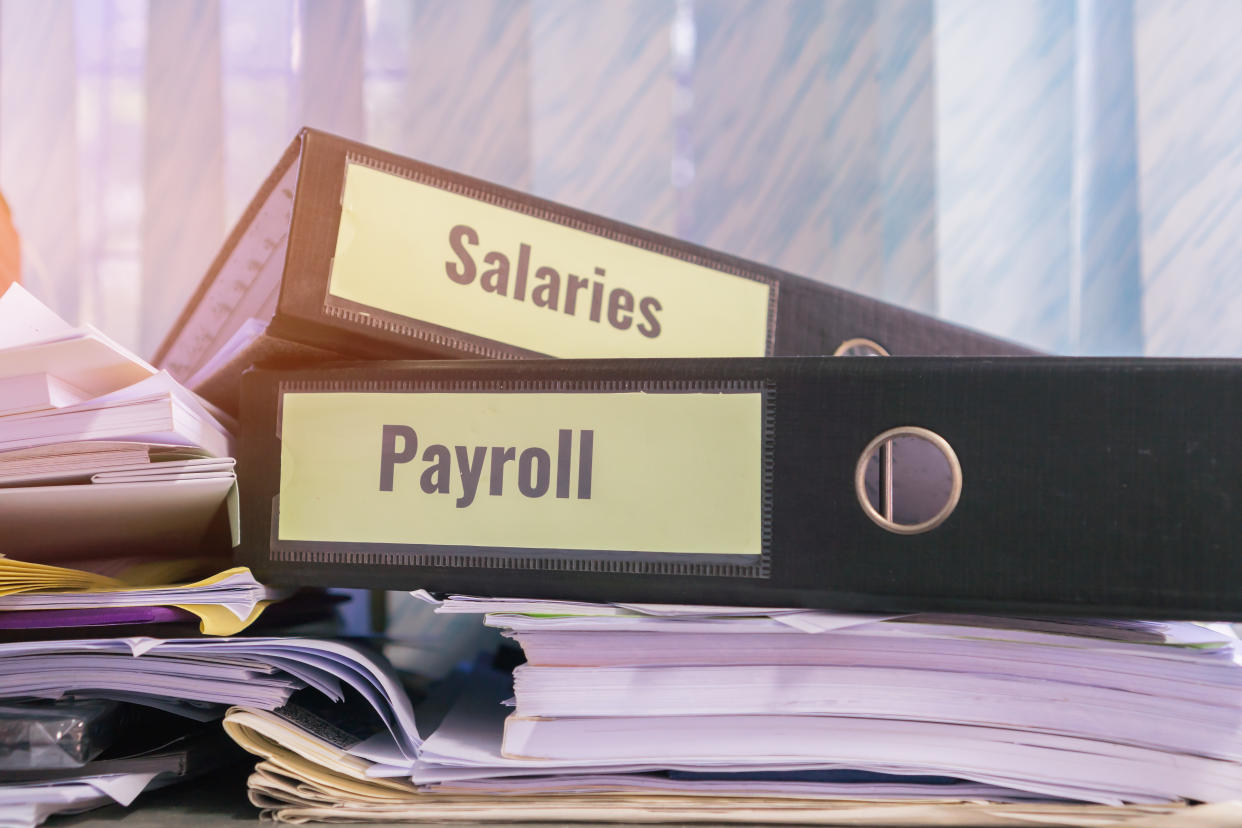 Payroll and salaries folders 