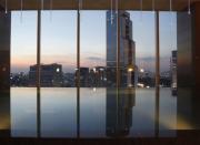 An indoor swimming pool is seen at the top of a luxury hotel in the Gangnam area of Seoul. Gangnam is the most upmarket neighbourhood in the South Korean capital. Known as Seoul's "Beverly Hills", its streets are lined with designer-brand shops and trendy bars and restaurants. Chubby South Korean singer Psy was raised in the area and his hit song "Gangnam Style", with his quirky horse-riding dance, has stormed to number one in charts around the world while the video has been watched more than 454 million times on YouTube since July.