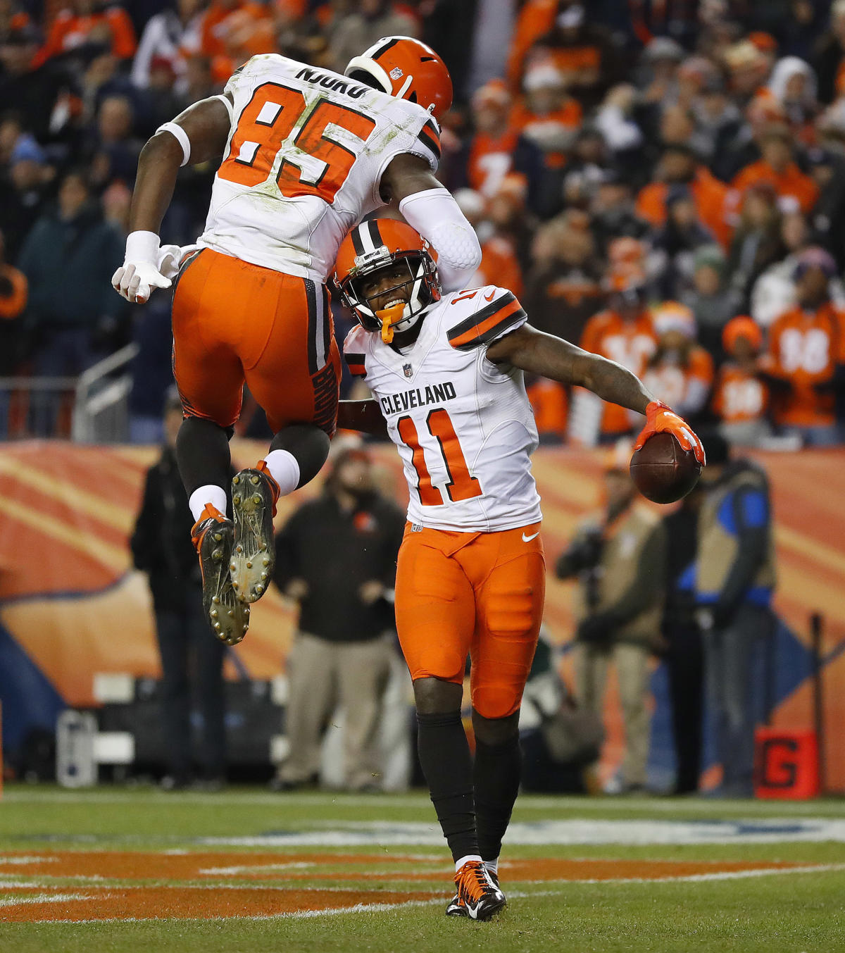 browns all orange uniform