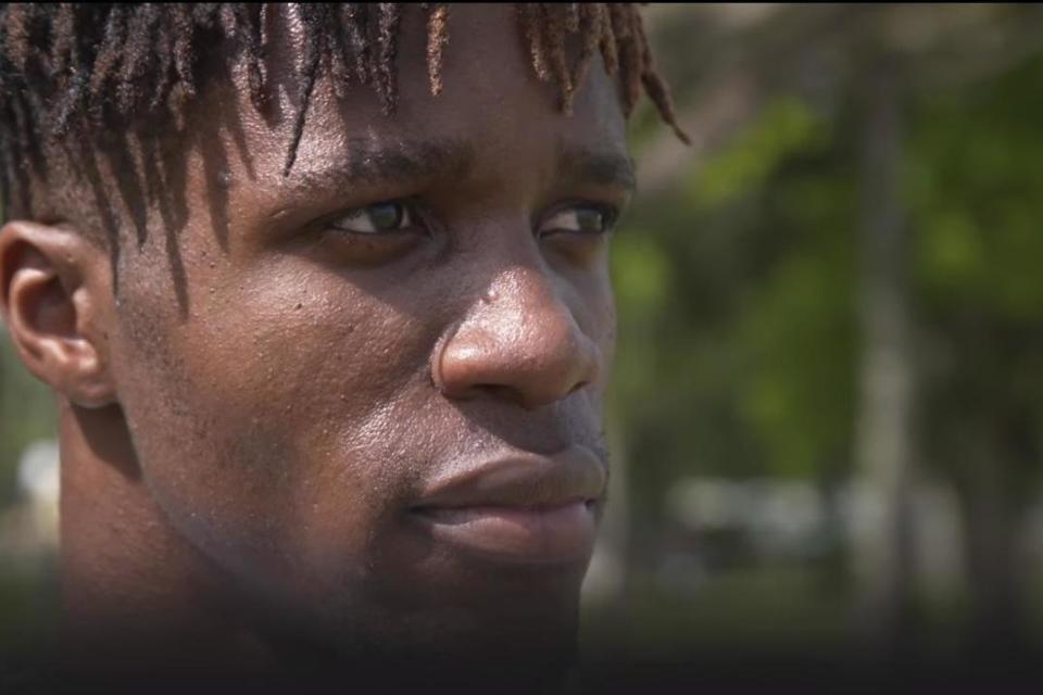 'Coming home' - watch Crystal Palace star Wilfried Zaha's emotional return to Ivory Coast for first time in 20 years