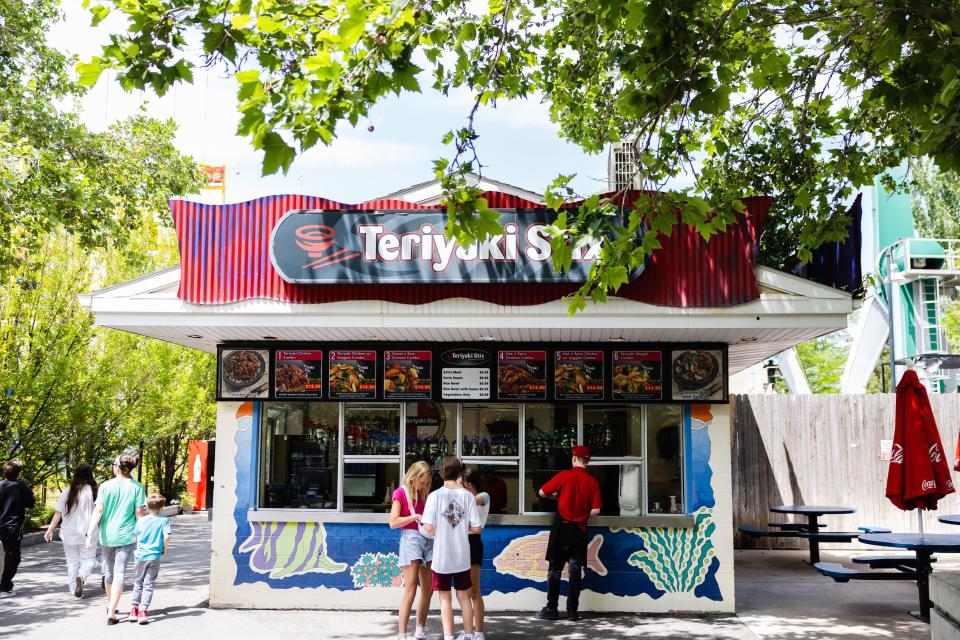 Teriyaki Stix is seen at the Lagoon Amusement Park in Farmington on Monday, June 12, 2023. | Ryan Sun, Deseret News