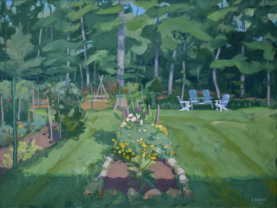 "Back Yard, Late Summer," by Stephen Remick.