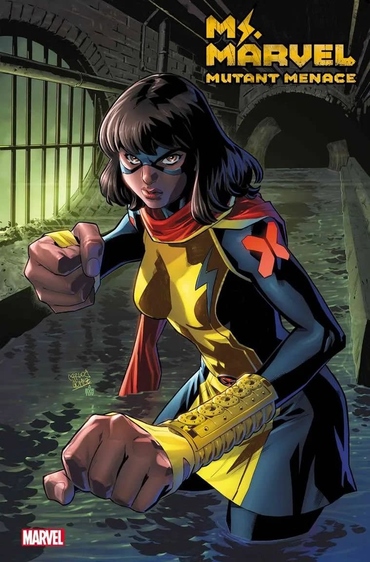 Ms Marvel Mutant Menace comic cover