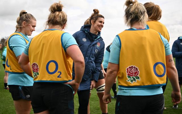 Hunter passing on her wisdom to the next generation - Sarah Hunter interview: Why England’s most-capped player is retiring one game into the Six Nations - Getty Images/Dan Mullan