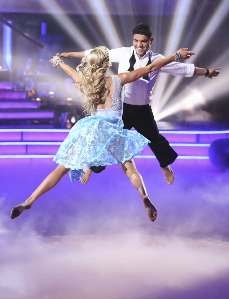 Lindsay Arnold and Victor Ortiz perform on "Dancing With the Stars."