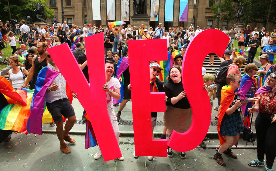 The celebration at the State Library of Victoria in Melbourne. (Photo: Scott Barbour via Getty Images)