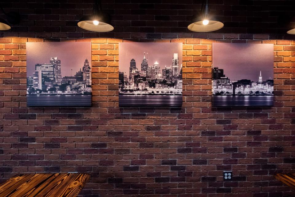 Philly-inspired design elements round out the taproom's intended neighborhood bar-feeling at Broad Street Brewing in Bristol Township.