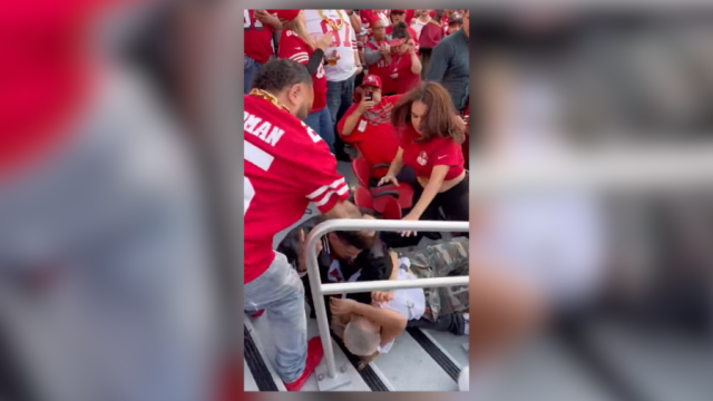 Video shows massive fan brawl at 49ers game