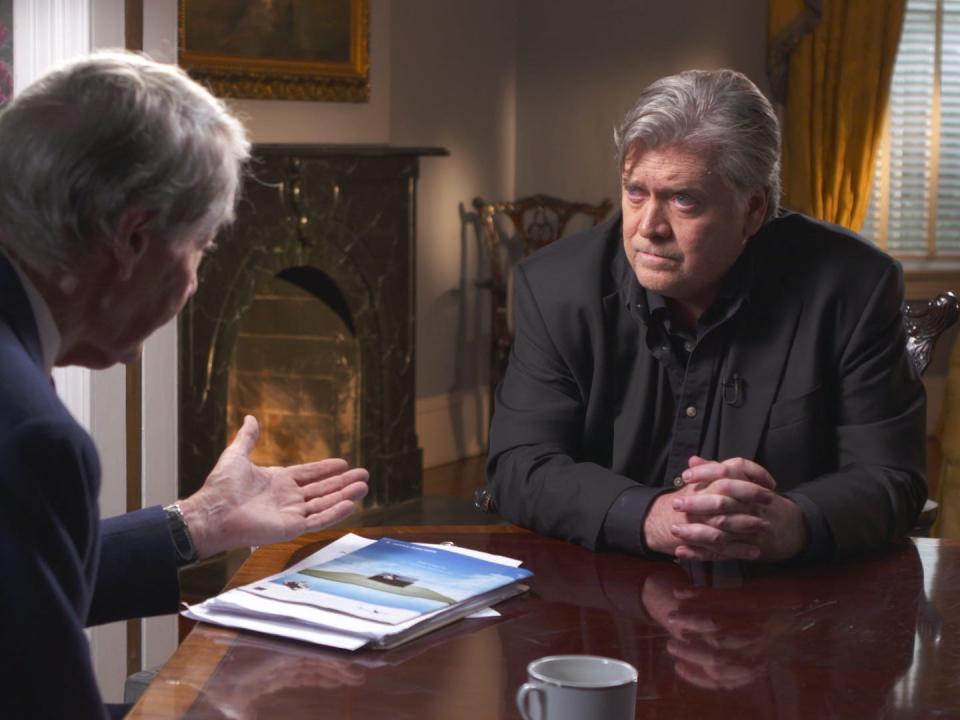 Charlie Rose talks to Stephen K. Bannon in his first extended interview since leaving his job as chief strategist in the Trump White House on August 18, 2017.