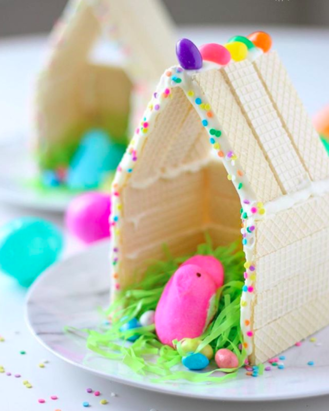 <p>SmartSchoolHouse.com</p><p>Gingerbread houses can be fit for Easter too. These Peeps prove it!</p><p>From <a href="https://www.smartschoolhouse.com/holidays/peeps-houses" rel="nofollow noopener" target="_blank" data-ylk="slk:SmartSchoolHouse.com;elm:context_link;itc:0;sec:content-canvas" class="link ">SmartSchoolHouse.com</a>.</p>