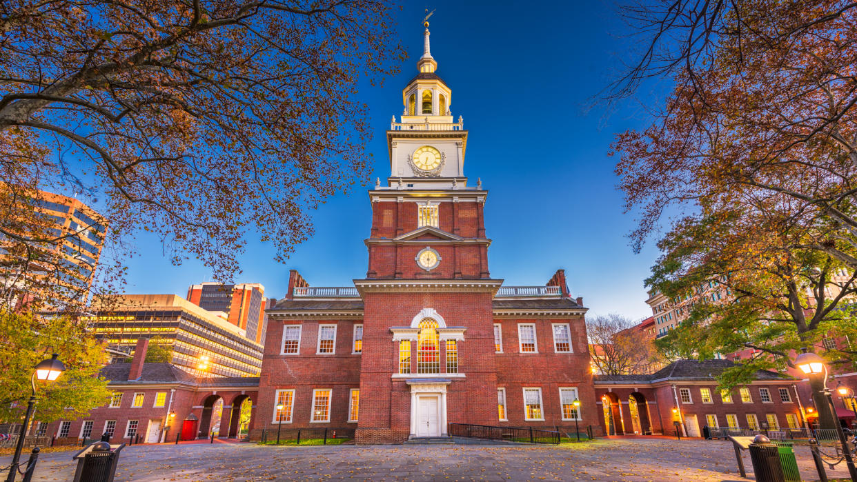 Independence Hall in Philadelphia, Pennsylvania, USA.