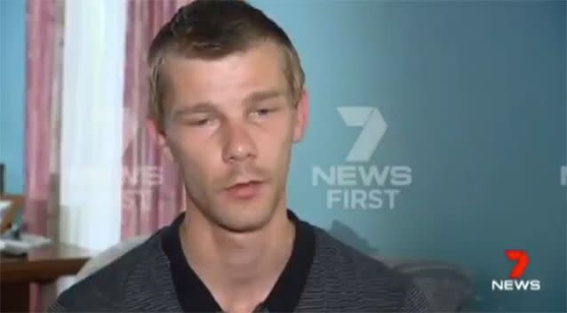 Mr Whithall's son spoke to Seven News. Source: Seven News