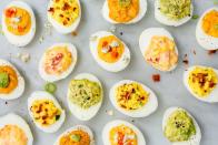 <p>Easy, filling, and perfect at room temperature - nothing says picnic like some <a href="https://www.delish.com/cooking/g10/deviled-eggs/" rel="nofollow noopener" target="_blank" data-ylk="slk:deviled eggs;elm:context_link;itc:0;sec:content-canvas" class="link ">deviled eggs</a>!</p><p>Get the recipe from <a href="https://www.delish.com/cooking/recipe-ideas/a51851/classic-deviled-eggs-recipe/" rel="nofollow noopener" target="_blank" data-ylk="slk:Delish;elm:context_link;itc:0;sec:content-canvas" class="link ">Delish</a>.</p>