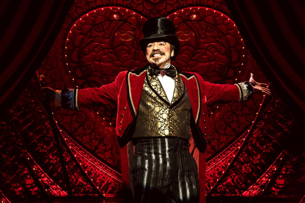 Danny Burstein as Harold Zidlerin "Moulin Rouge! The Musical" on Broadway.
