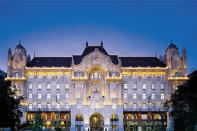 <b>No. 3 Four Seasons Hotel Gresham Palace Budapest. Score: 96.91</b> Once an apartment complex during Hungarian Communist rule, this 179-room hotel is now one of the Four Seasons’ grandest properties. The luxury brand gave new life to the 1906 Art Nouveau structure with a $125 million restoration, and ever since, the hotel lobby has wowed visitors with its stained-glass windows, mosaic tiles, and custom-made crystal chandelier. Opt for a Danube-facing room, and plan your visit during summer to check out the nearby Festival of Folk Arts at Buda Castle.