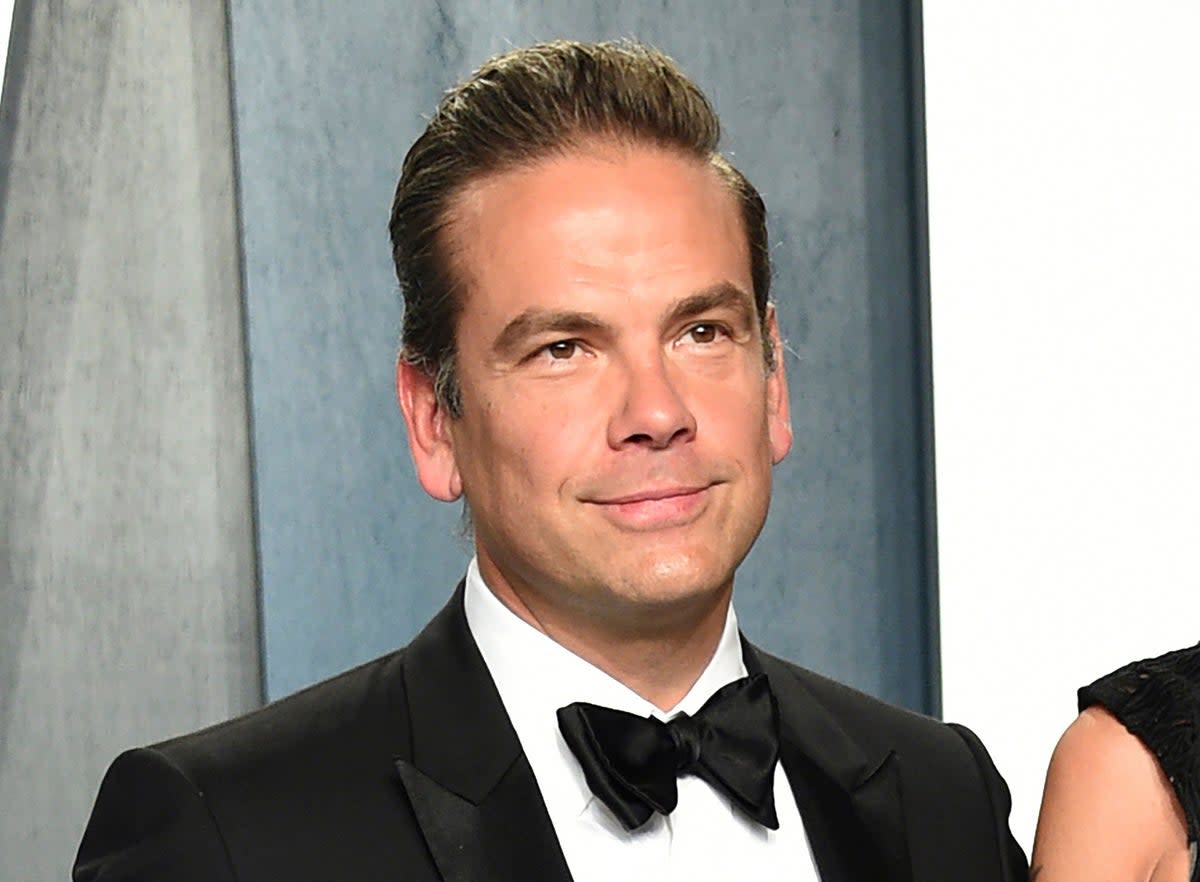 Lachlan Murdoch appears at the Vanity Fair Oscar Party in Beverly Hills, California, in 2020  (2020 Invision)
