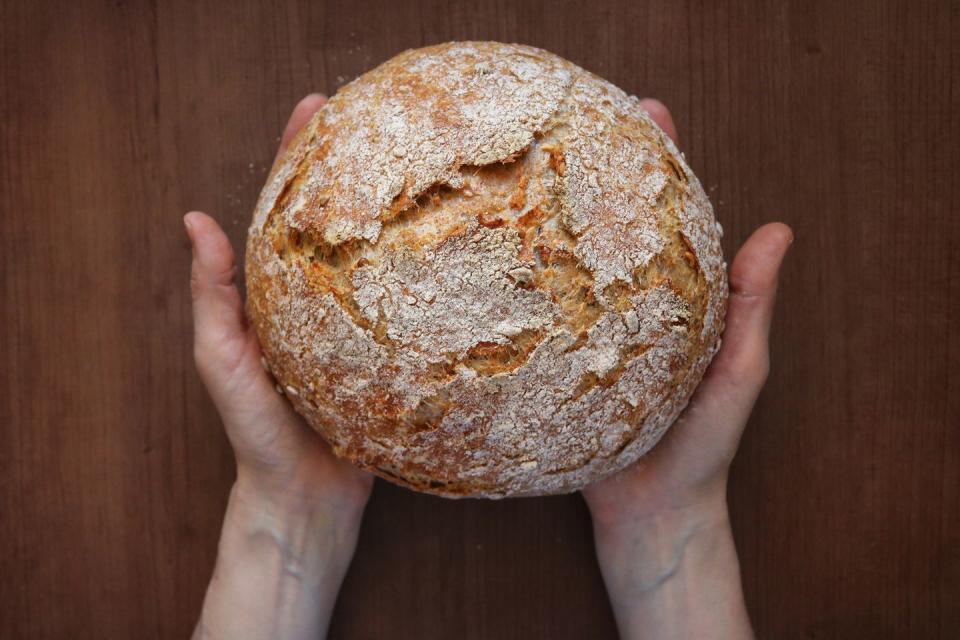 <p>Watch our step-by-step video to find out the secret to making perfect bread.</p><p><strong>Recipe: <a href="https://www.goodhousekeeping.com/uk/food/cookery-videos/a657270/how-make-bread/" rel="nofollow noopener" target="_blank" data-ylk="slk:White Bread;elm:context_link;itc:0;sec:content-canvas" class="link ">White Bread </a></strong></p>