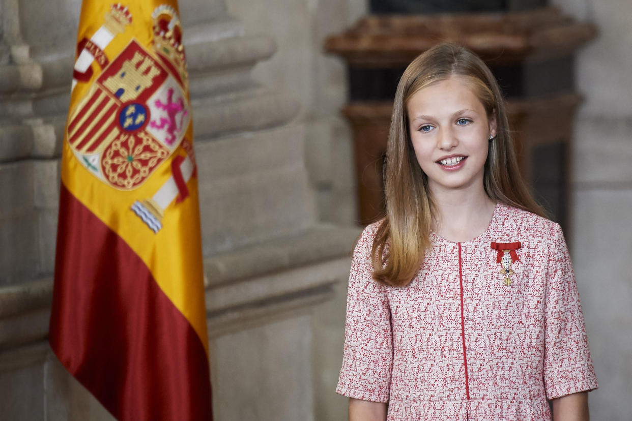 MADRID, SPAIN - JUNE 19:  Princess Leonor of Spain attends the 
