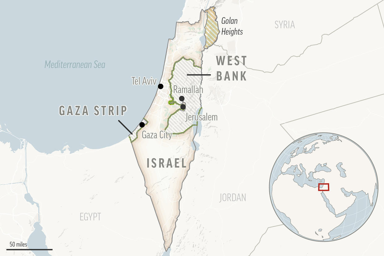 Missile fired from Yemen lands in open area in central Israel and sets