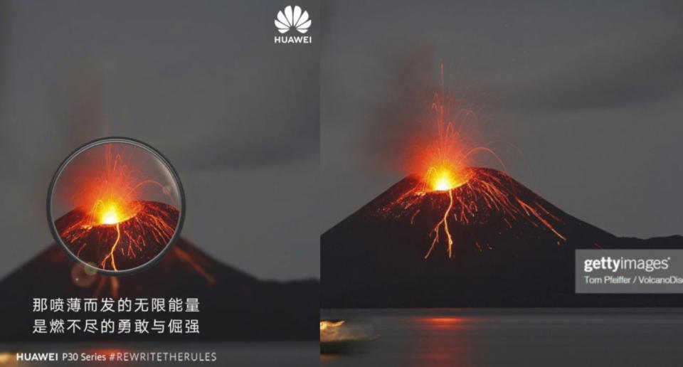 Las fotos fueron realizadas por fotógrafos profesionales y compradas por Huawei. (Créditos: Huawei/Gety Images)