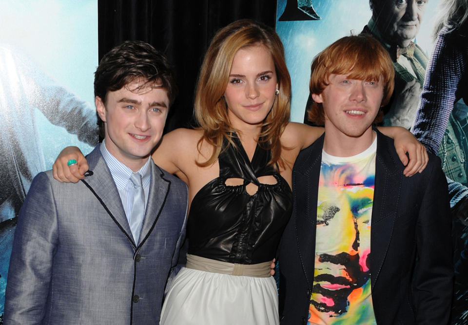 Harry Potter and the Half Blood Prince NY Premiere 2009 Daniel Radcliffe Emma Watson rupert Grint