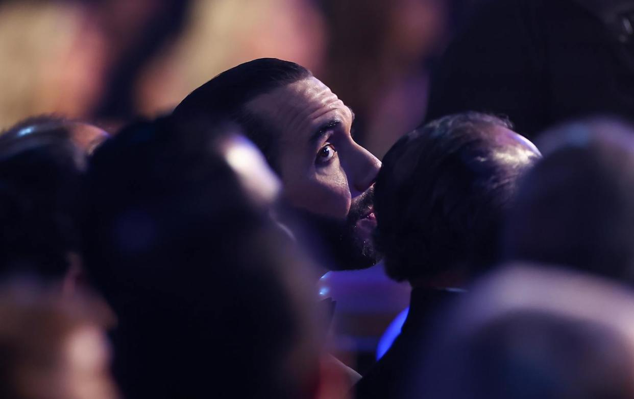 El Salvador President Nayib Bukele looks set to be reelected. <a href="https://www.gettyimages.com/detail/news-photo/president-of-el-salvador-nayib-bukele-looks-on-during-the-news-photo/1801400527?adppopup=true" rel="nofollow noopener" target="_blank" data-ylk="slk:Hector Vivas/Getty Images;elm:context_link;itc:0;sec:content-canvas" class="link ">Hector Vivas/Getty Images</a>