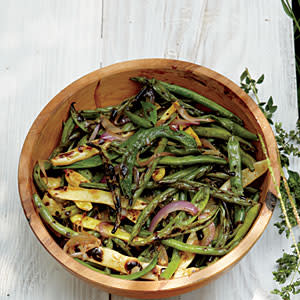 Grilled Green Beans