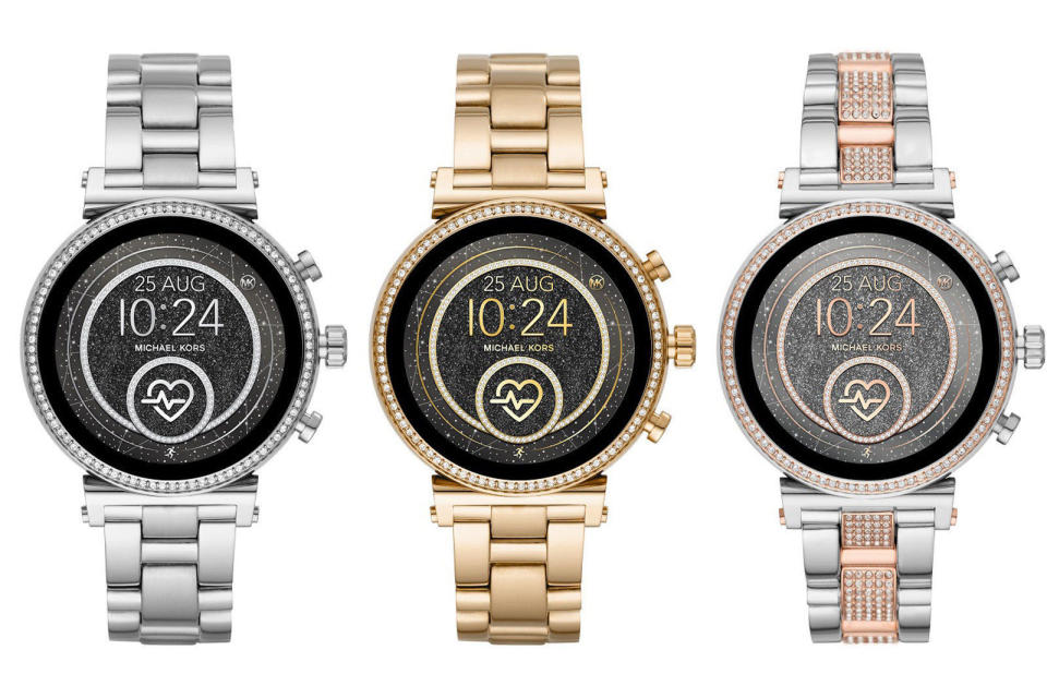 Michael Kors has released a new Sofie smartwatch that is equipped with aheart-rate sensor and other features