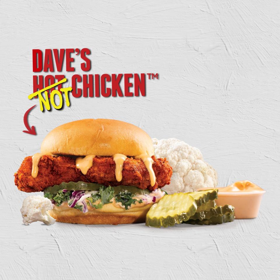 Dave’s Hot Chicken has added Cauliflower Sliders and Bites to its menu for a limited time.