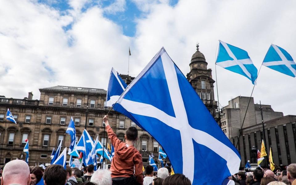 Scottish flags