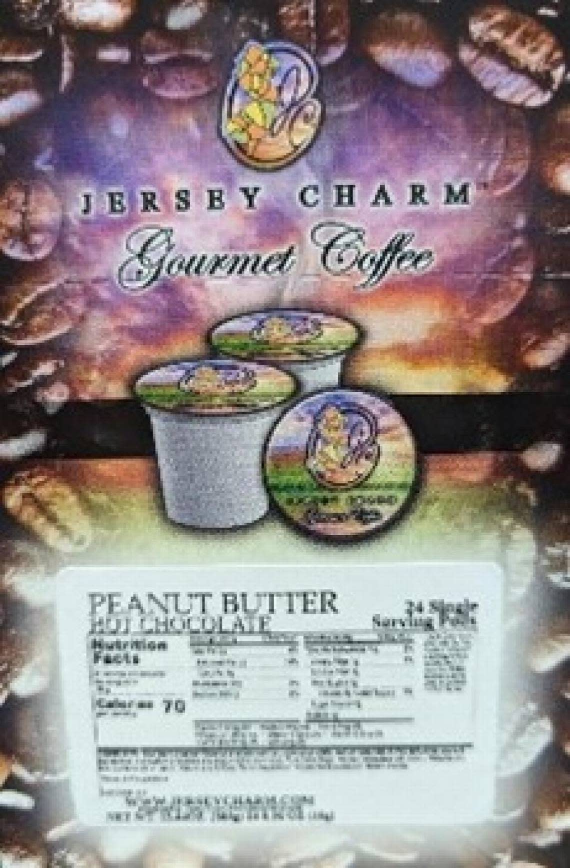 Recalled Jersey Charm Peanut Butter and Hot Chocolate k-cups