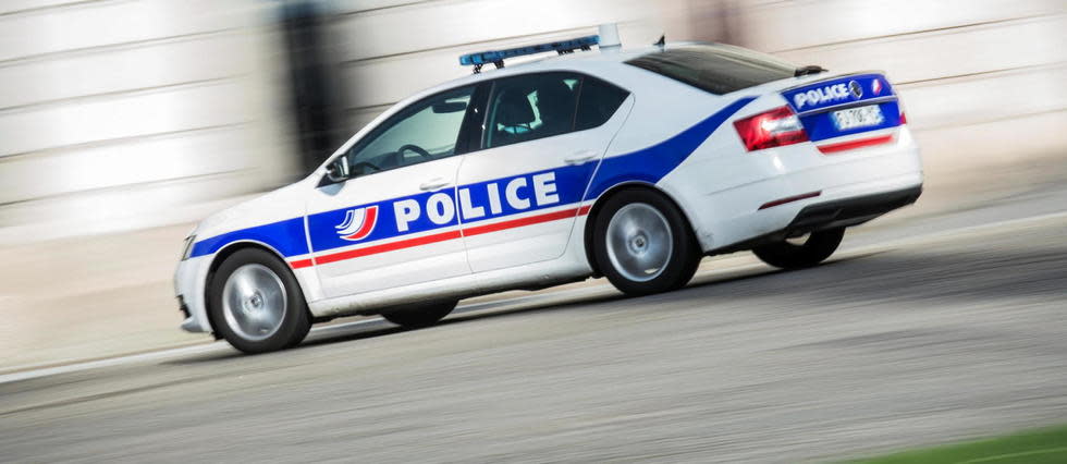 Une voiture de police. Image d'illustration.
