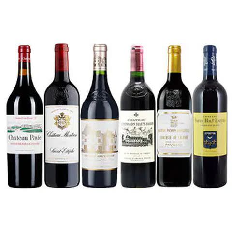 <p>Costco Wholesale</p> Le Fabuleux Bordeaux Collection, 600 Points Total, 6 Bottle Pack, 750 ml CA ONLY