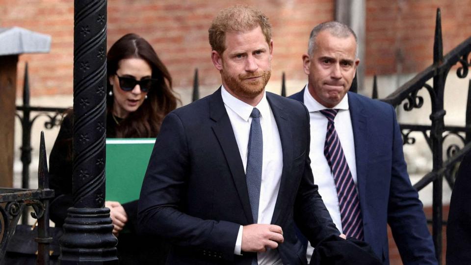 PHOTO: FILE - Britain's Prince Harry, Duke of Sussex, leaves the High Court in London March 27, 2023. (Henry Nicholls/Reuters, FILE)