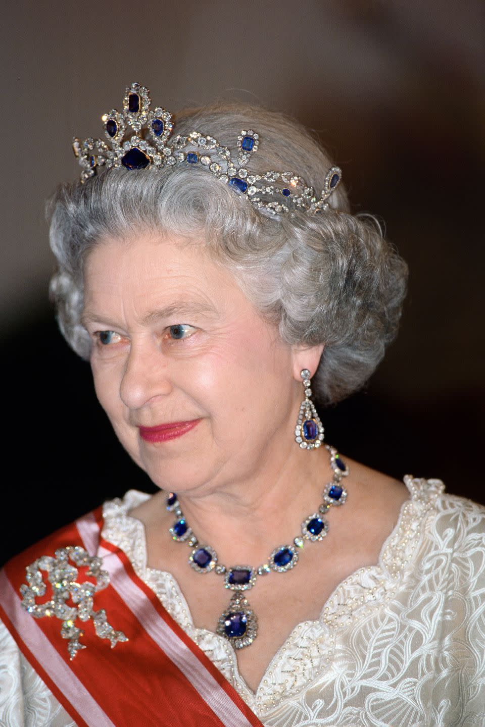 The Belgium Sapphire Tiara, Earrings and Necklace