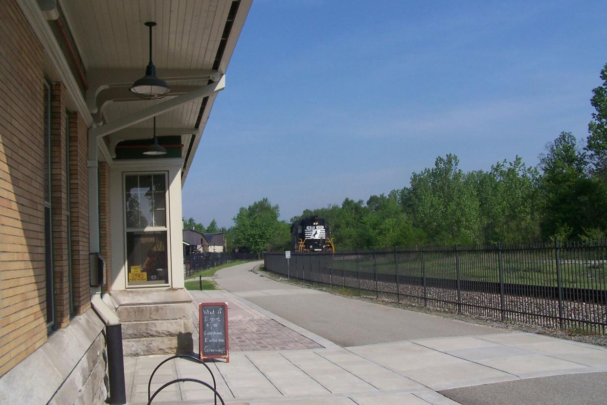 The Cardinal Greenway in Muncie, Indiana.