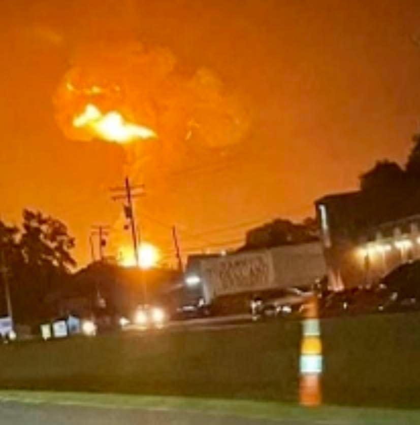 Flames from an explosion Friday, July 14 at the Dow Chemical Louisiana complex forced a lockdown and closure of La. 1 for several hours. No injuries were reported in the blaze.
