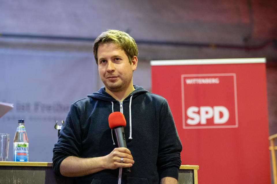 Der stellvertretende SPD-Vorsitzende Kevin Kühnert. (Bild: Jens Schlueter/Getty Images)