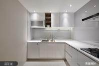<p>案例一、簡白的廚房系統櫃，帶來清爽氛圍。</p> 