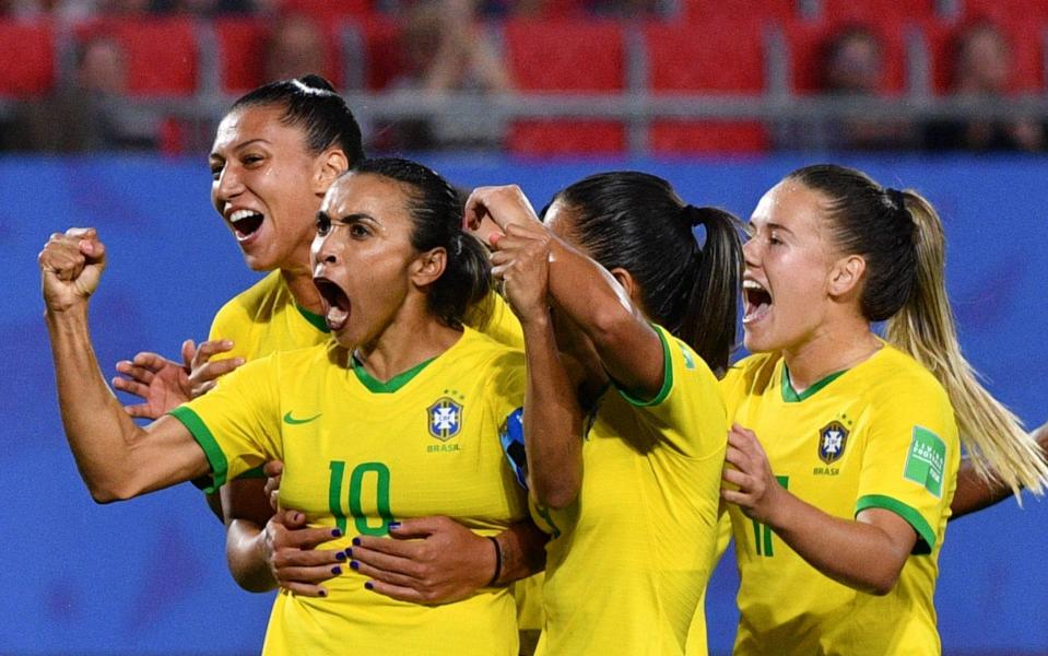 Brazil take on France in the standout tie of the round of 16 - AFP