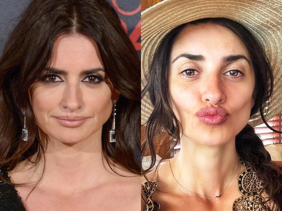 penelope cruz no makeup