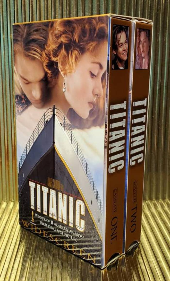 Titanic VHS tapes