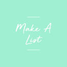 <p>Not all lists are created equal; there are productive and not-so-productive ways to make a list. Most of us like to brain-dump every little thing we've ever hoped to get done onto the page and then end the day with about 90% of it still left staring at us. Don't do this. Instead, look at your brain-dump as a first draft, and keep editing it down until it's reasonable and practical. Only include the amount of tasks you can actually, realistically complete in a day, and look for ones you can delete altogether. (Note: If they've been on your list for months, they're not happening. DELETE.)</p>