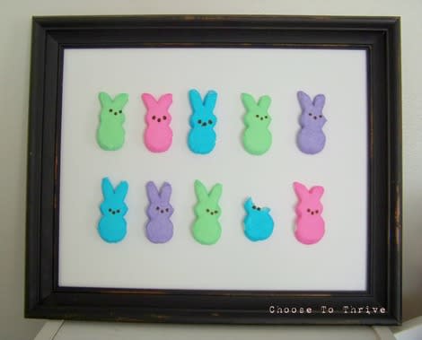 Framed Peeps Art 