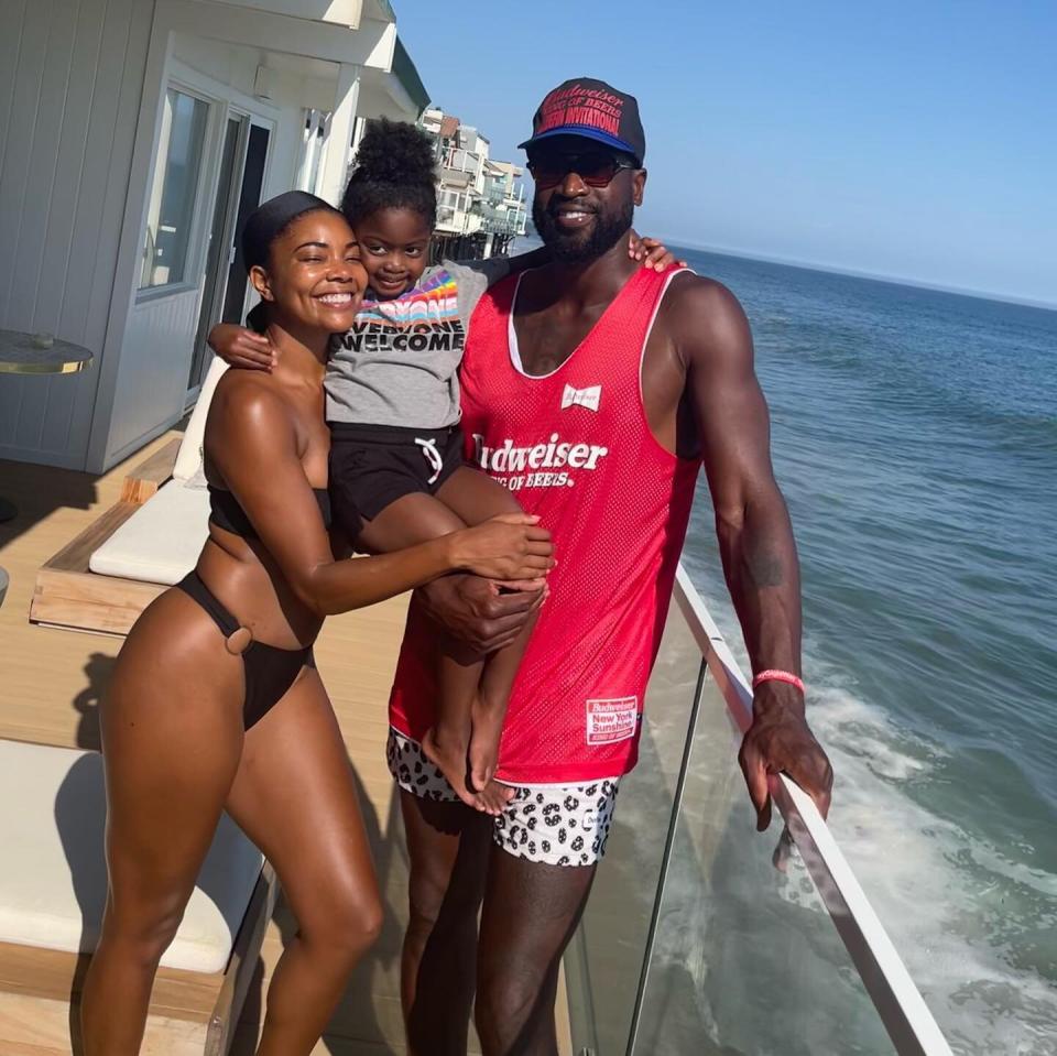 Gabrielle Union-Wade and Dwayne Wade family vacation