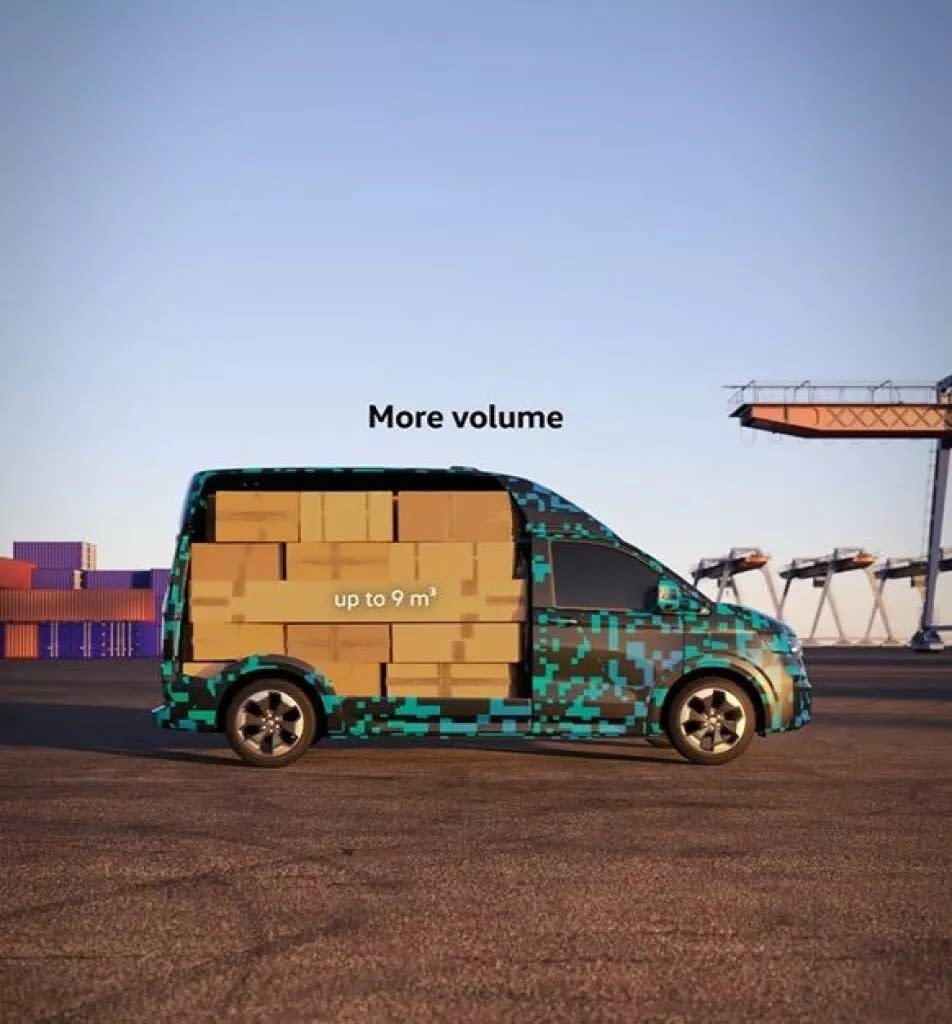 若是長軸加上加高的車型，最多將擁有9立方公尺的體積可以裝載貨物。(圖片來源：福斯)