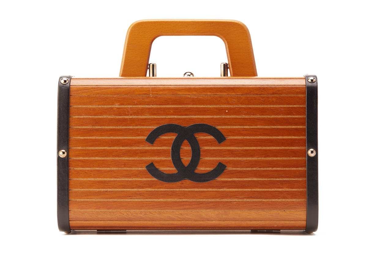 Chanel limited edition wooden trunk. (PHOTO: Hotlotz)