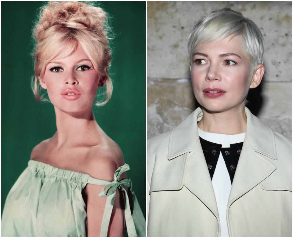 Michelle Williams y Brigitte Bardot